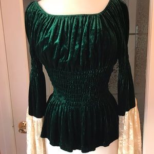 Vintage Peasant Top, New from 2018 collection